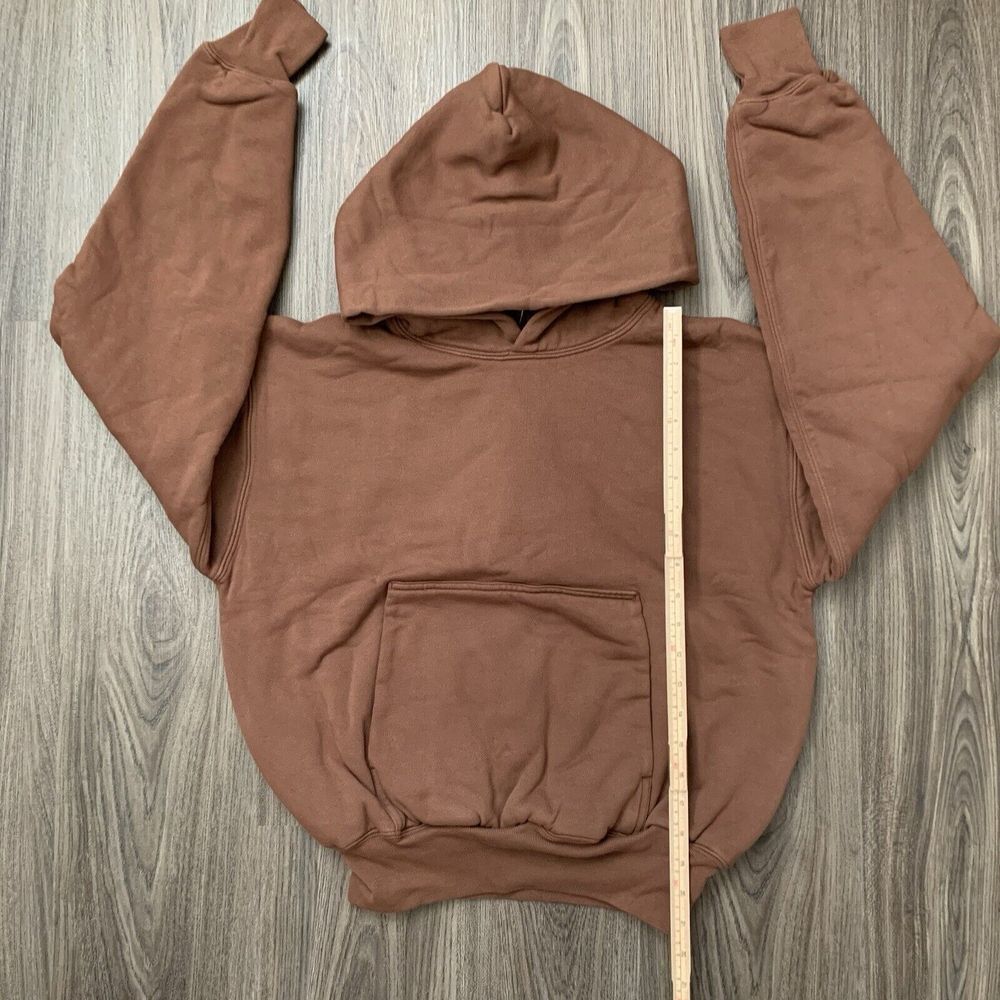 Yeezy YZY Gap Perfect Hoodie Men XS‎ Kanye West Double Layered Heavyweight Brown - Picture 5 of 9
